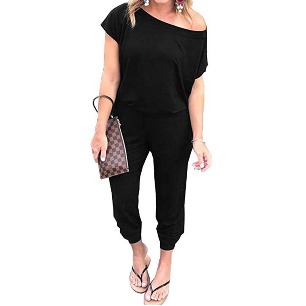 Black Cozy Jumpsuit